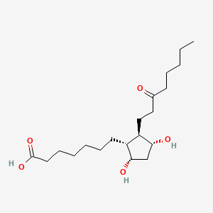 Протопин 13,14-дигидро-15-кето-ПГФ 1 альфа structure